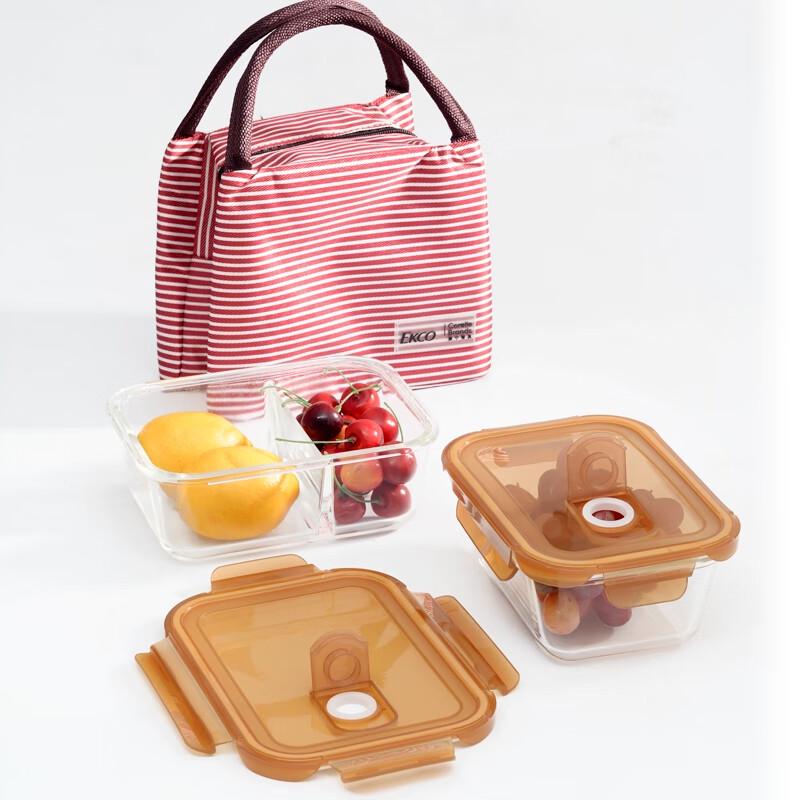 Szklany pojemnik do przechowywania żywności Corelle z torbą termiczną