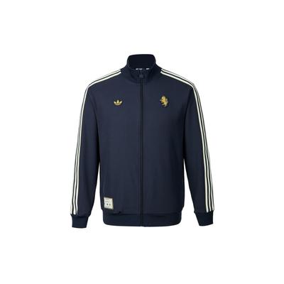 Originals X Juventus Kollaboration Gestreift Bequem Weich Vielseitig Slim Jacke Herren Jacke Legendär-Schwarz JF0459