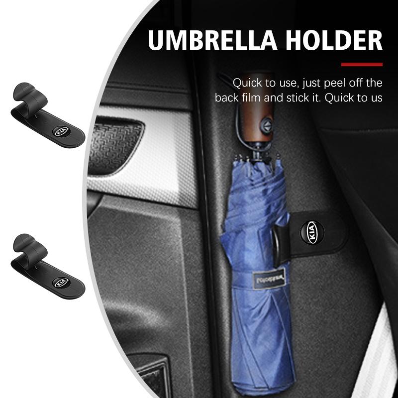 ASP1 For KIA Universal Car Umbrella Holder Multifunctional Auto Accessory Clip Sorento Stinger Soul Spectra Niro Cadenza Sephia