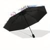 1pc Happy Birthday Cinnamoroll Idea Durable Cartoon Folding Umbrella, Portable 3-Fold Compact Umbrella for Men and Women, Suitable for Travel or Daily