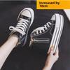Women's Canvas Flat Shoes New Spring/autumn Double-sided Zipper Board Shoes Korean Style Versatile Thick Sole Sneakers