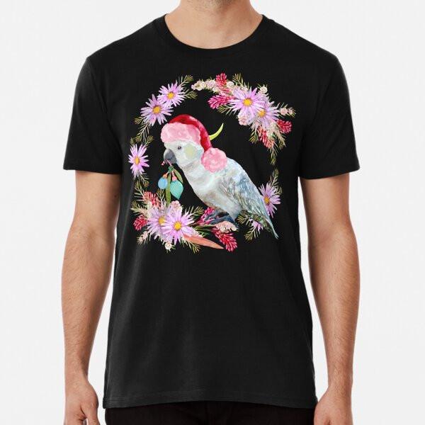 Summer Christmas Cockatoo TShirt Made in Australia Unisex T-Shirt XXXXL