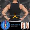 Pánský tvarovací vestový korzet s dvojitým pasem ve velkých velikostech - Sportovní fitness kontrola břicha