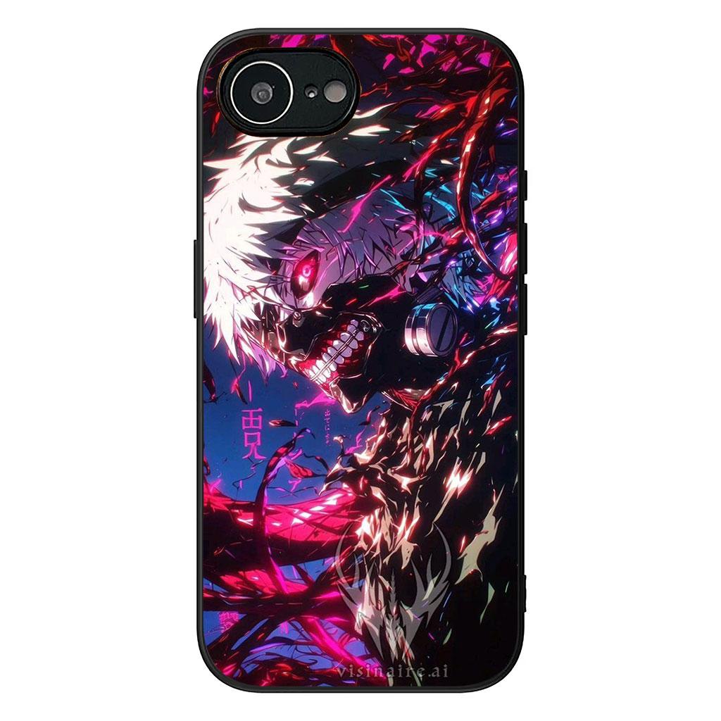 Cover for Apple iPhone 16 15 14 11 Pro Max 7 8 Plus + SE2 SE3 SE 2022 2020 Casing Phone Case Tokyo Cartoon Ken Kaneki Ghoul
