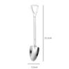 4pcs Set Stainless Steel Shovel & Point Spoons Coffee Tea Spoon Ice Cream Dessert Tip Scoops Cutlery Tableware Set Kitchen Tools