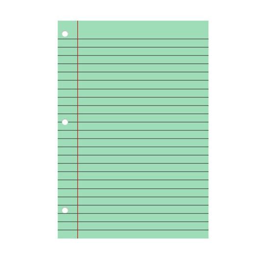 200 Sheets Loose Leaf Paper 8'' X 10.5'' College Ruled Filler Notebook Paper 3-Hole Punched Binder Lined Paper for 3 Ring Binders