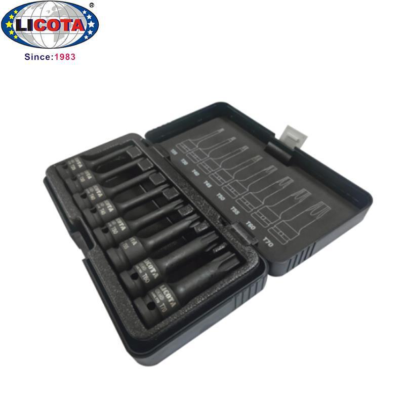 LICOTA USA Large 1/2" Hex Star Pneumatic Long Extension Socket A4MLT10