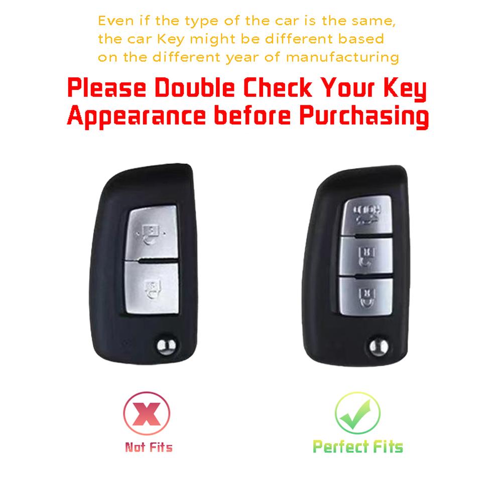 Tpu Car Flip Key Case Cover Shell Key Fob Cover For Nissan Rogue Select Sport Keyless  For Flip 3 Buttons
