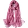 185*105cm Einfarbiger Schal mit Seidengefühl Modische Schals Wickeltuch Lange Leichte Schals für Damen
