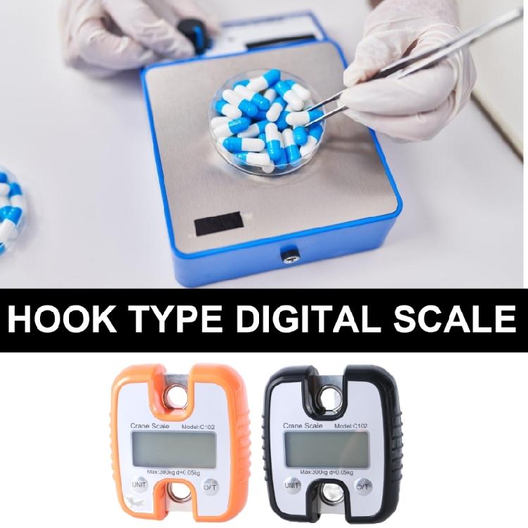 Hanging Scale, Digital Cranes Scale 300KG (660lbs), Industrial Cranes Scale LCD Backlights Hanging Hook Scales