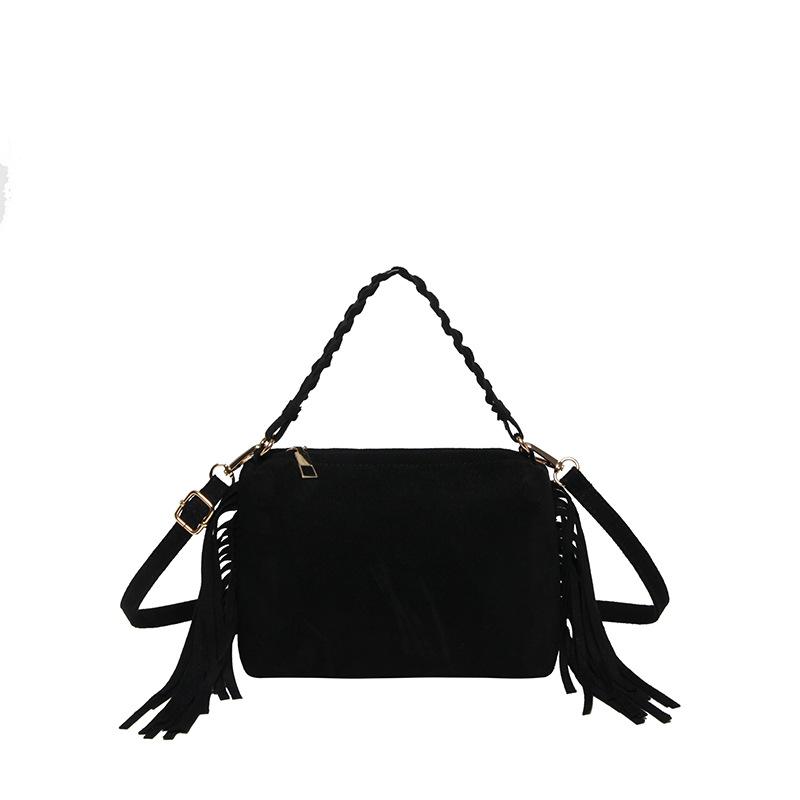 Retro High-end Texture Women's Bag, Retro Fashionable and Elegant Fringed Handbag, Crossbody Bag