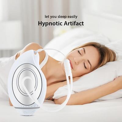Dispositivo de auxílio ao sono com microcorrente, instrumento de retenção manual, alívio de pressão, massagem do sono, instrumento de hipnose, massageador de 12 níveis