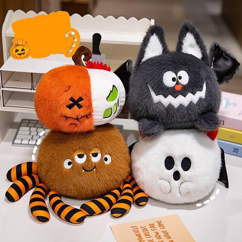 Pumpkin Spider Halloween Bat Plush Toy Stuffed Dolls Decorations Gifts Kids