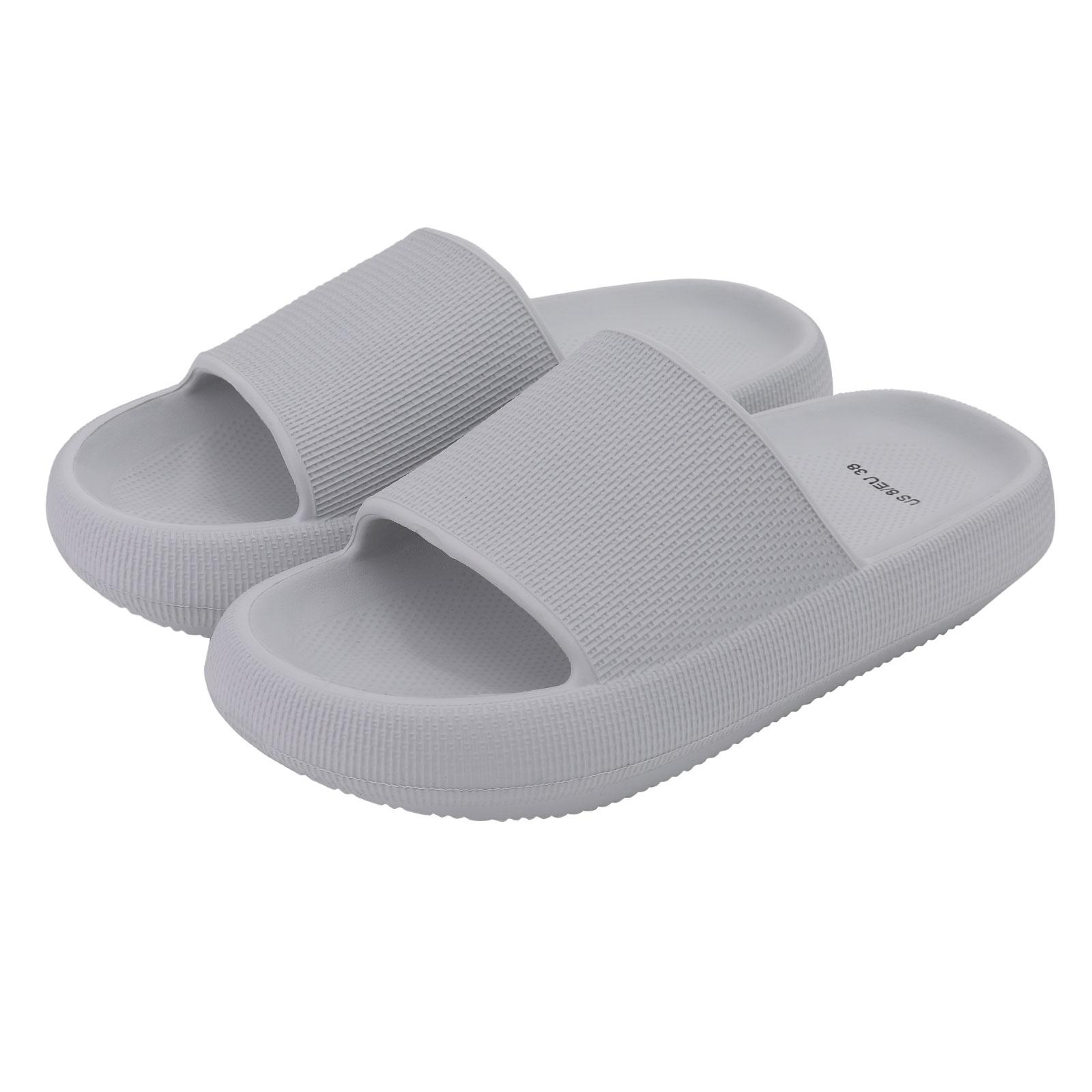 мода Comwarm модные толстые тапочки для женщин домашние мягкие сандалии на платформе — фото 10