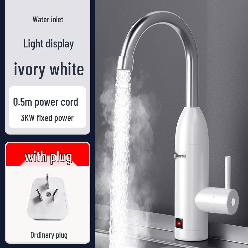 Instant Heat Electric Water Faucet - Quick Heating, Temperature Controlled for Kitchen Use
