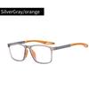1 pair of foldable portable square frames suitable for daily wear with durable lenses