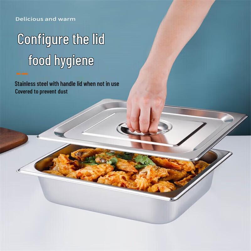 Yongduo Stainless Steel Rectangular Food Pan