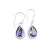 Iolite Gemstone 925 Sterling Silver Handmade Jewelry Drop/Dangle Earrings 1.40" EE-9-5