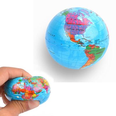 Globe Ball Funny Squishy Slow Rising Antistress Toys for Children Squeeze World Map Earth Toy