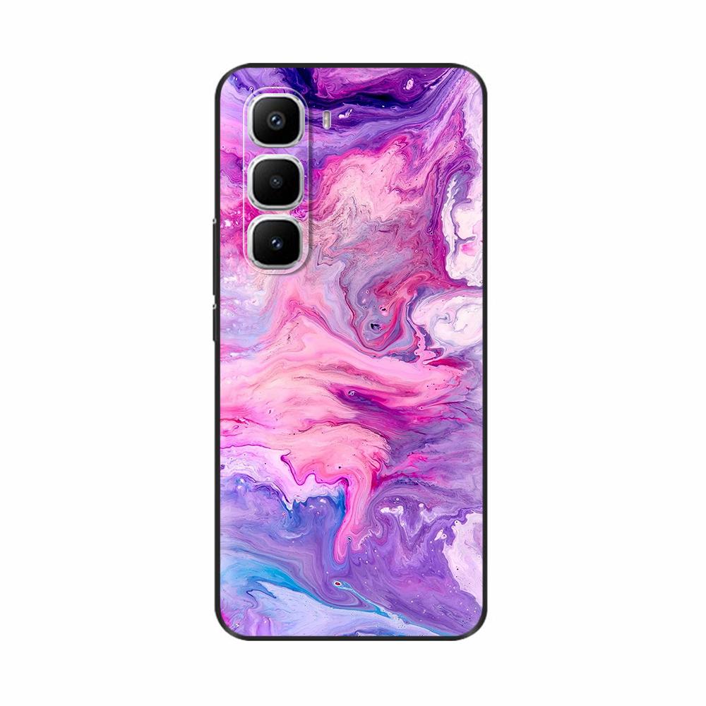 For Infinix Hot 60 Pro Plus Case Popular Love Heart Flower Soft TPU Silicone Back Cover For Infinix Hot 60i Hot60 Pro Phone Case