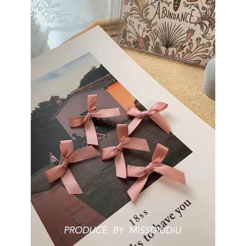 4cm Multi-Color Ballet Style Bow Hair Clip - Sweet Ribbon Accessory