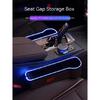 For Subaru STI Outback Brz Wrx Xv Ascent Forester Impreza Legacy Car Sewn Seat Gap Crevice Slot Storage Box light USB Charging