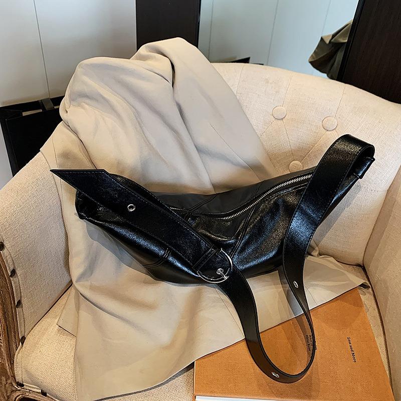 Large Capacity Bag New High-end Lightweight Dumpling Bag Retro Lazy Casual Shoulder Messenger Bag