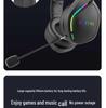 Cross-border Bluetooth Gaming Headset with Detachable Microphone, 2.4G Noise-Cancelling for PC and Phone