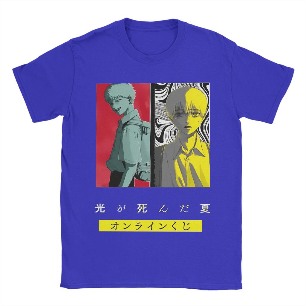The Summer Hikaru Died Men's T Shirt Casual Tees Short Sleeve Round Collar T-Shirts 100% Cotton 4XL 5XL Clothing