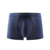 Men's Underwear Solid Color Elastic Large Size Mid Waist Flat Corner Shorts Comfortable Men's Four Corner Shorts