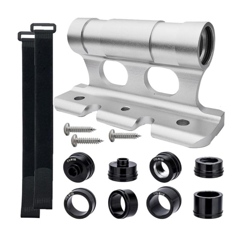 

Aluminum Alloy Bike Block Fork Mount with Strap Quick Release Bicycles Front Fork Bracket Car Roof Rack Carrier серебряный