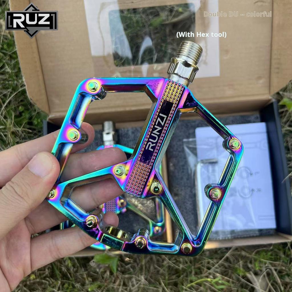 3 Bearing Bike Pedal Ultralight Aluminum Alloy MTB Road Bicycle Pedal Widen Anti-slip Cycling Pedal Bike Accessories