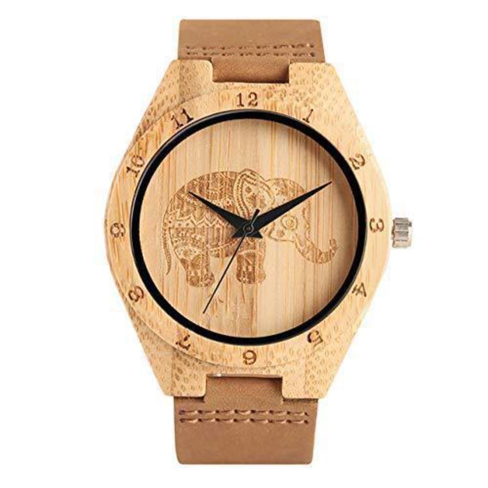 Foreign Trade New Multifunctional Compass Wood Watch Outdoor Sports Watch Men s Women s Student Watch