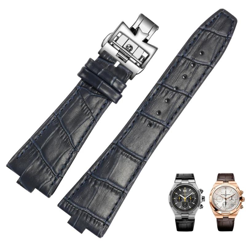 25*8 мм натуральная кожа мужской ремешок для часов Vacheron Constantin OVERSEAS Series — фото 18