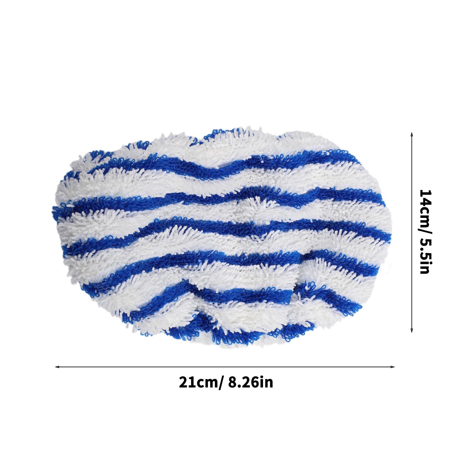 Home Cleaning About 21x14cm Microfiber Mop Cloth Absorbent Floor Cleaning Compatible With Multiple Models For RY7 RY8 Series синий
