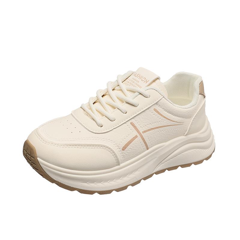 New Spring and Autumn Women's Shoes Versatile Thick-soled Students Soft-soled Lightweight Dad Shoes Sports and Leisure Shoes