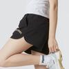 Puma Einfarbig Bequeme Lose Atmungsaktive Mittlere Taille Casual Shorts Frauen shorts Schwarz 630357-01