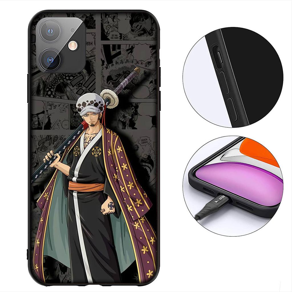 One Piece Luffy Trafalgar Water Law Phone Cover for Xiaomi Redmi 15C 15 A5 9A 9C NFC 9T Note 9 8 8T 4G 5G Protective Case