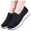 Damenmode, atmungsaktive Wanderschuhe, Mesh-Kristall-Sportschuhe, flacher Boden, lässige Turnschuhe, weicher Boden, modische Mutterschuhe