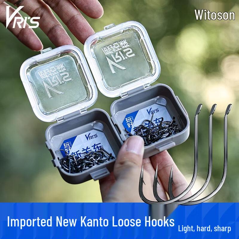 Weituosen New Kanto Fishing Hooks (100-Pack)