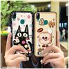 Durable Cute Phone Case For Blackview A60 Pro Waterproof Silicone Graffiti Anti-knock Phone Pouch TPU Soft Case Cartoon
