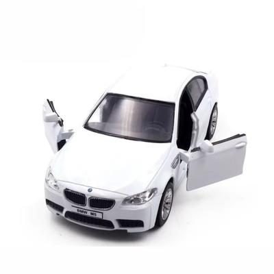 1/36 BMW M5 Sedan Toy Car Model For Children RMZ City Diecast Alloy Metal Miniature Pull Back Collection Gift For Boys Kid