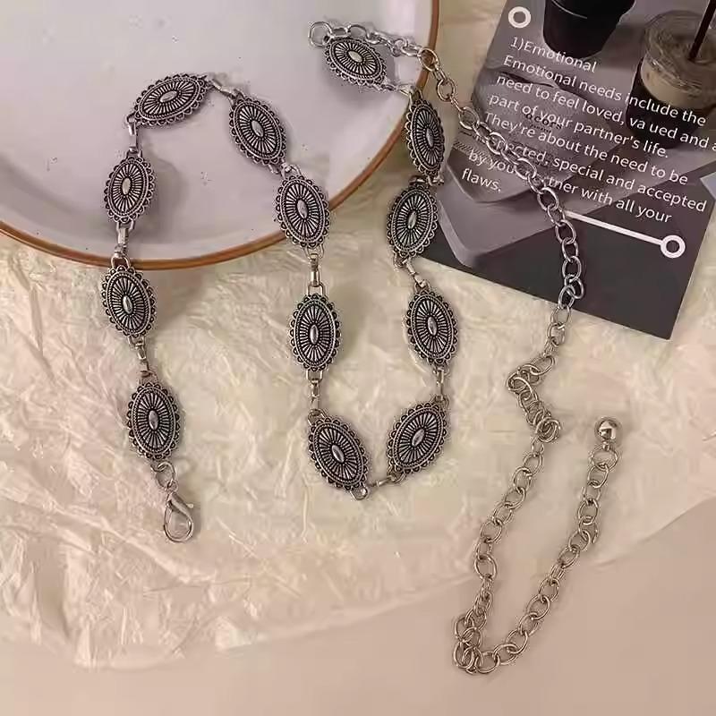 Flower Waist Chain Design Sense Retro Accessories With Dress Summer Belt High Sense Simple