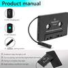 Universal Cassette Bluetooth 5.0 Adapter Cassette Converter Car Tape Aux Stereo Music Adapter USB Charging with Microphone