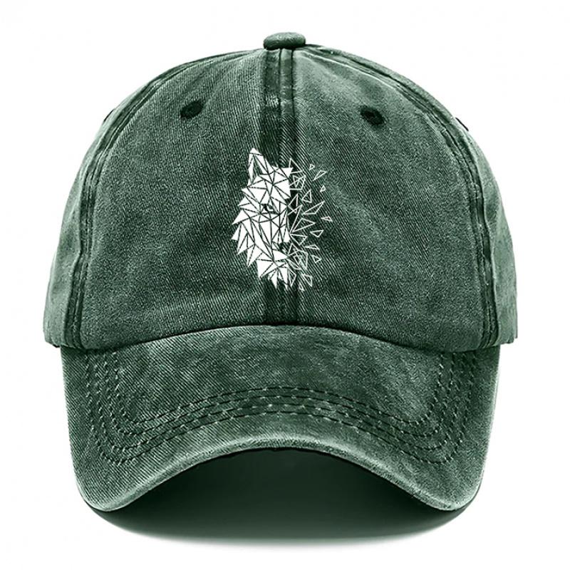 Design Style Wolf Head Printed Baseball Cap Fashion Hats for Unisex Beach Hat for Women Outdoor Breathable Baseball Caps Hot Se