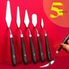 Oil Painting Plastic Scraper Palette Knife for Acrylic & Gouache