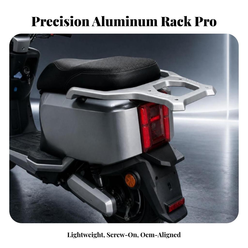 Scooter Rear Rack Robust Carrier Secure for Commuters