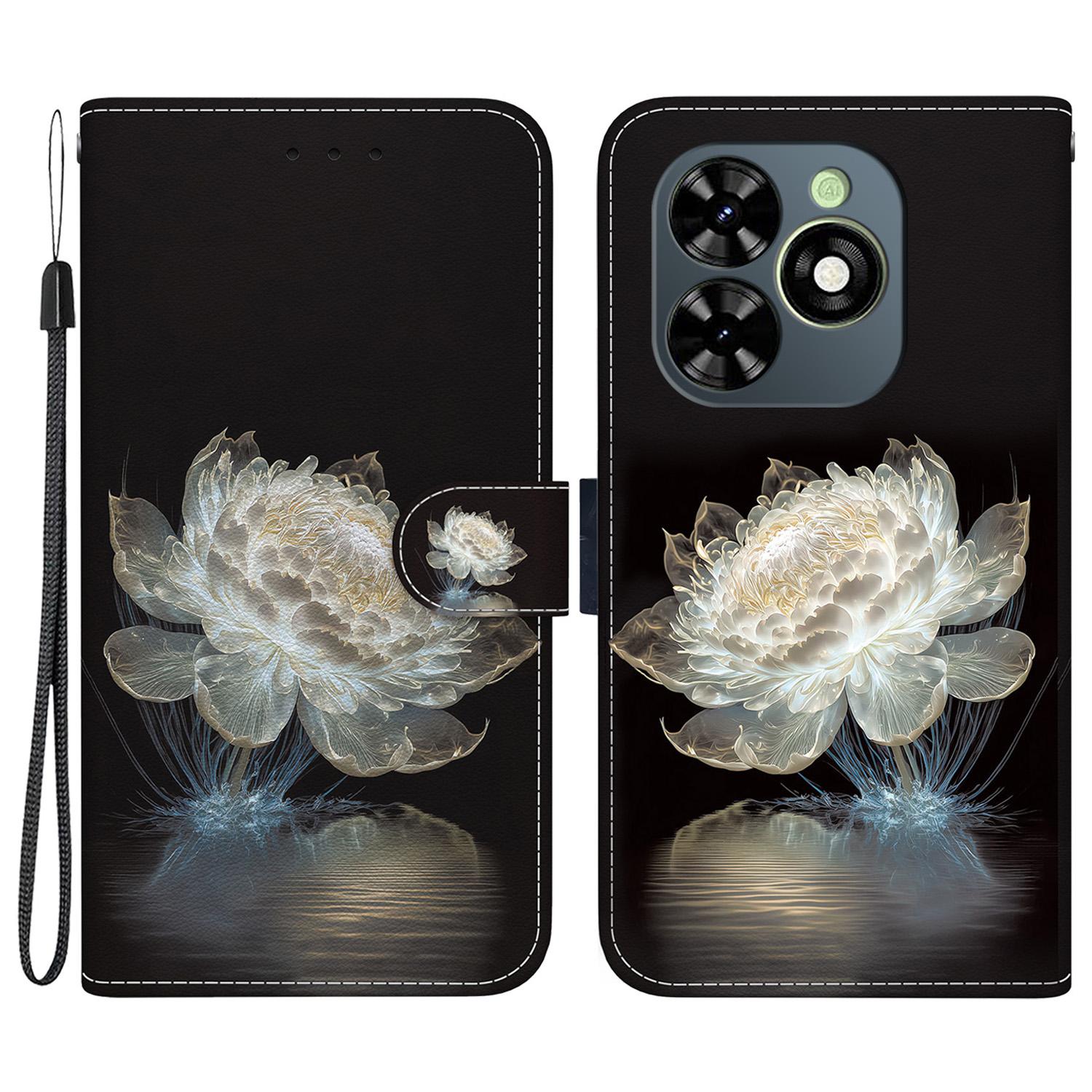 

For Infinix Smart 8 4G/ Smart 8 HD 4G/Hot 40i Case Pattern Printing Phone Wallet Cover C