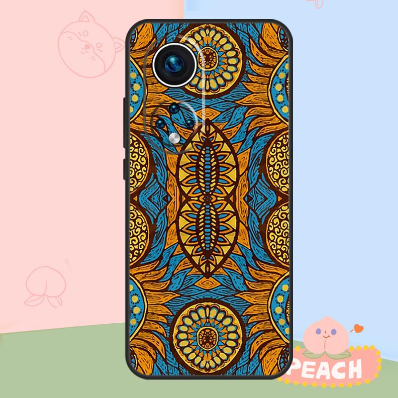 African Wax Fabric Case For Honor Magic 8 Pro 5 6 7 Lite Honor Win RT 400 200 50 70 90 X8c X9a X9b X9c X9d Cover