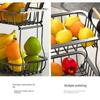 2 Tier Vegetable Bread Basket Detachable Vegetable Holder Organizer Snacks Storage Stand  Kitchen